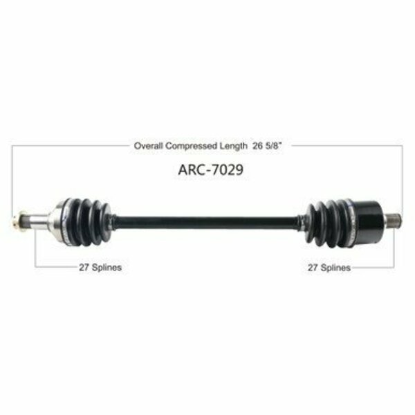 Wide Open OE Replacement CV Axle for ARCTIC REAR L/R WILDCAT SPORT 15-19 ARC-7029